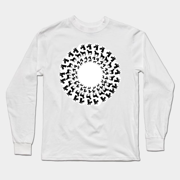 Doily Unicorn Long Sleeve T-Shirt by Thatssounicorny